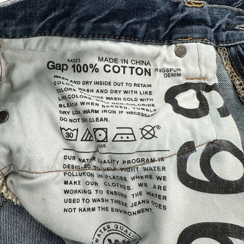 Y2K Gap 1969‎ Loose Fit Jeans Mens 36x32 Blue Denim Baggy Wide Leg Grunge Skater